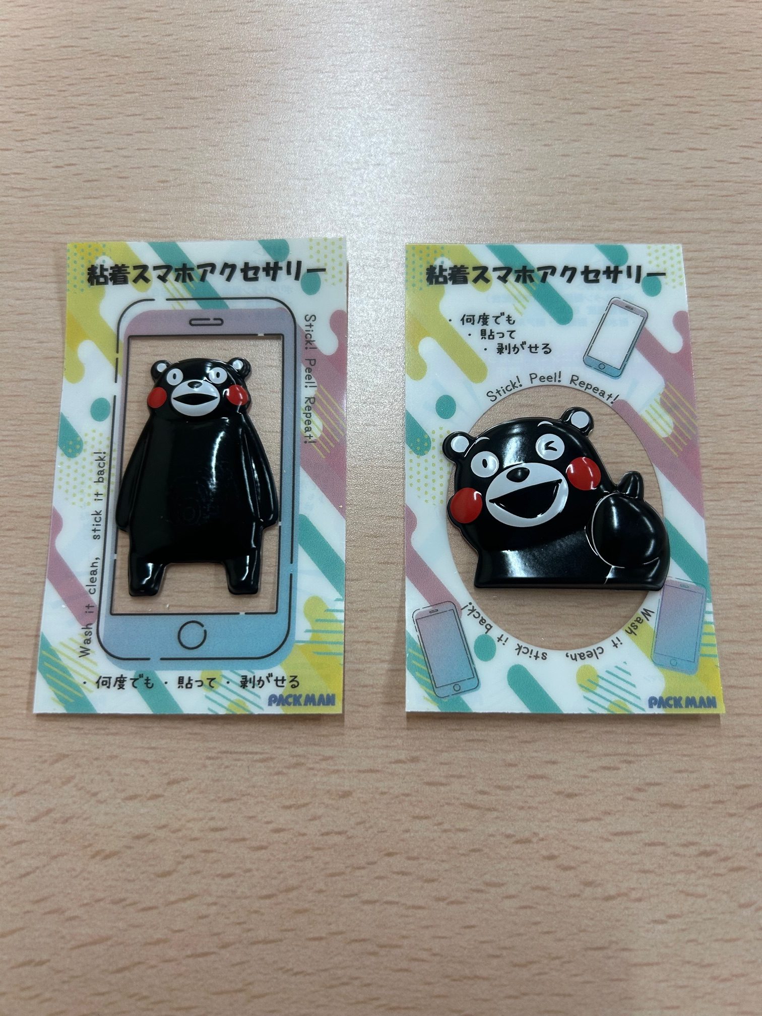 粘着スマホアクセサリー　　くまモン